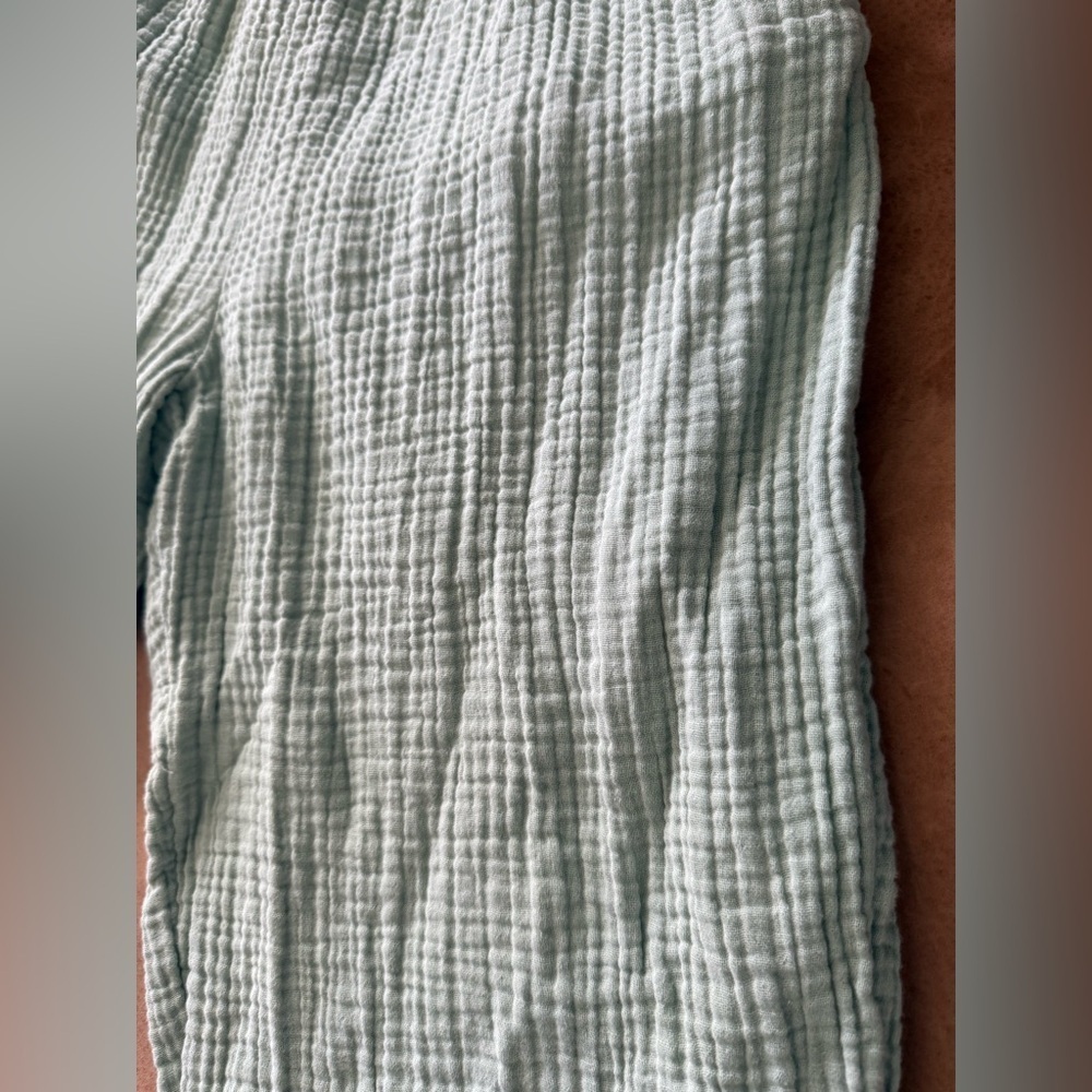 MARKET & SPRUCE Dria Extra High Rise Straight Leg Gauze Ankle Pant Size Medium - Picture 5 of 11